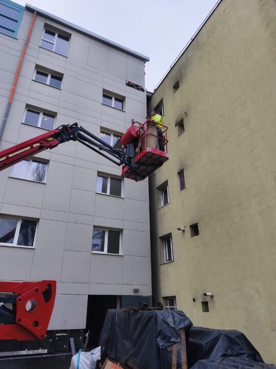 Urcare cu PRB pentru montaj paratrăznet